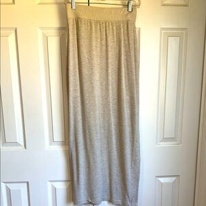 Elie Tahari Cream Pencil Maxi Skirt Resort Wear